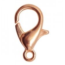 DQ metaal (zinc alloy) karabijn slot 10mm Rosé goud